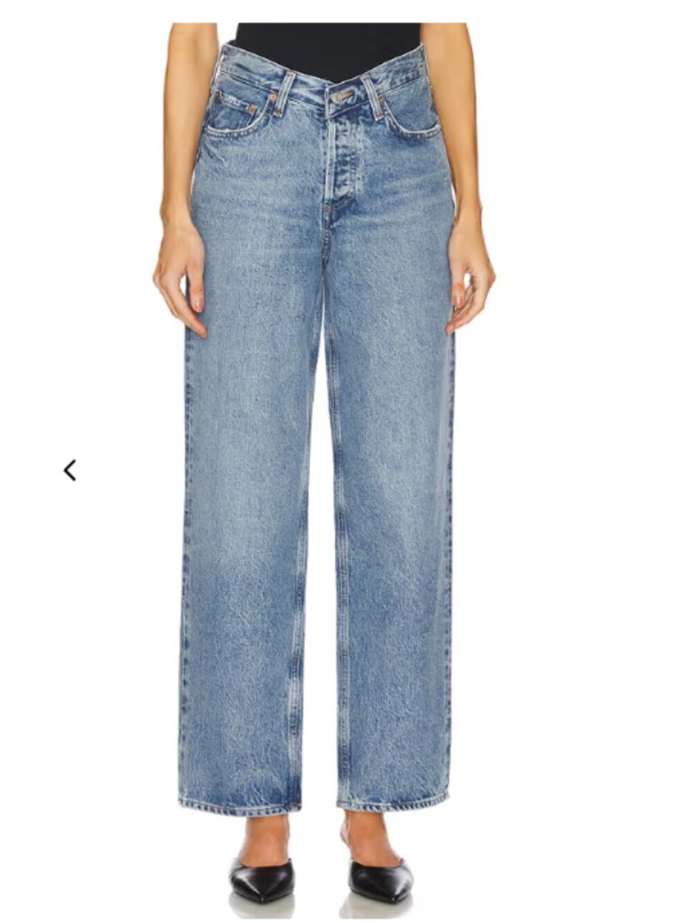 AGOLDE V Waist Baggy Jeans in Fairway Size 26